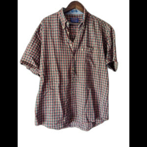 Pendleton short sleeve shirt Y2K